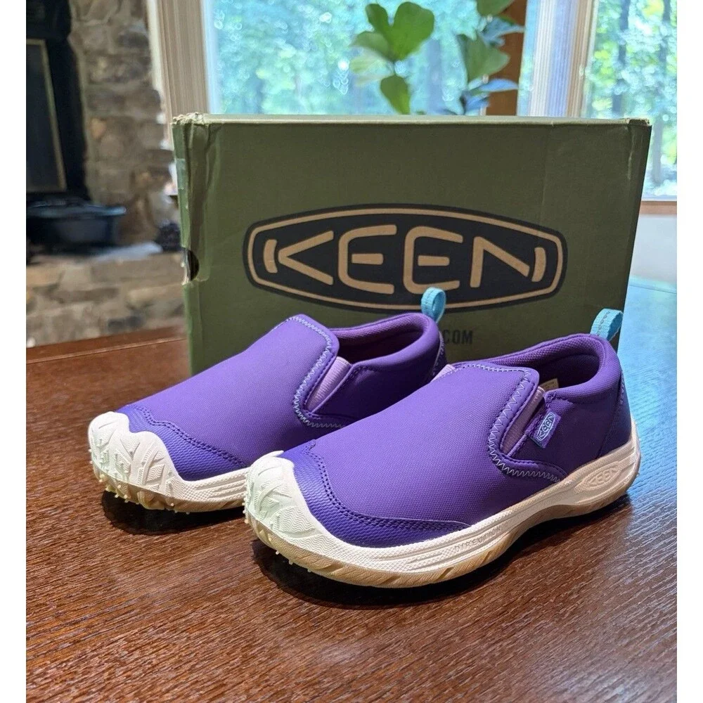 Keen Speed Hound Girls Size 2 Tillandsia Purple Hiking Slip On Shoes NIB